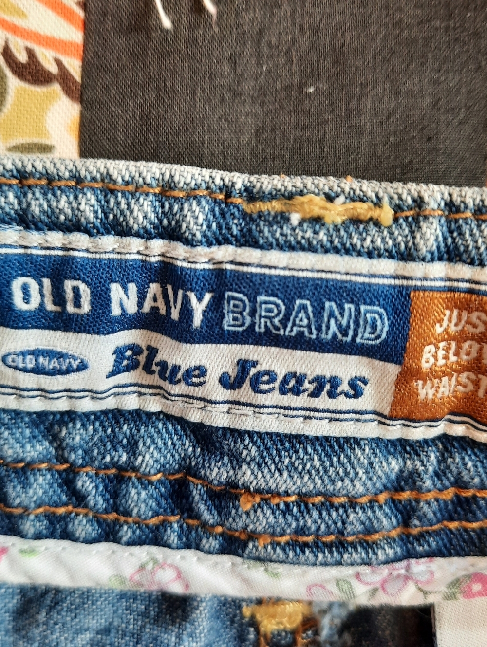 Vintage Y2K Old Navy 100% Cotton Medium Wash Denim Jean Maxi Skirt Size 18 - Picture 6 of 11